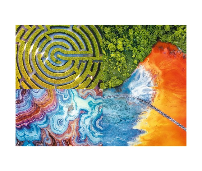 Puzzle trefl uft 500 labirinturi de culori Puzzle trefl uft 500 labirinturi de culori