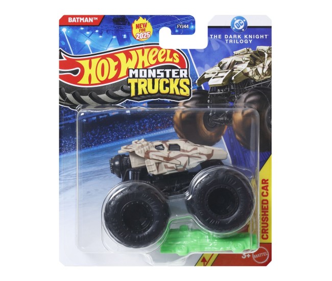 Hot wheels monster truck masinuta batman scara 1 la 64 Hot wheels monster truck masinuta batman scara 1 la 64