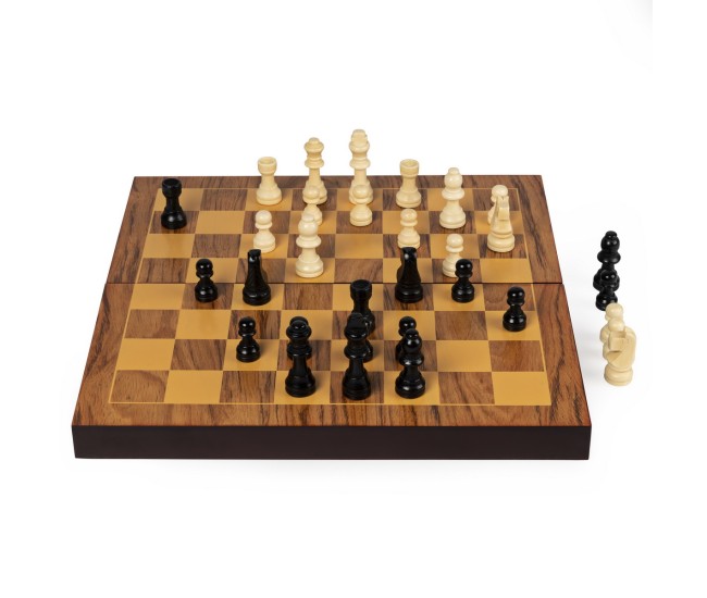 Joc sah din lemn in cutie Joc sah din lemn in cutie