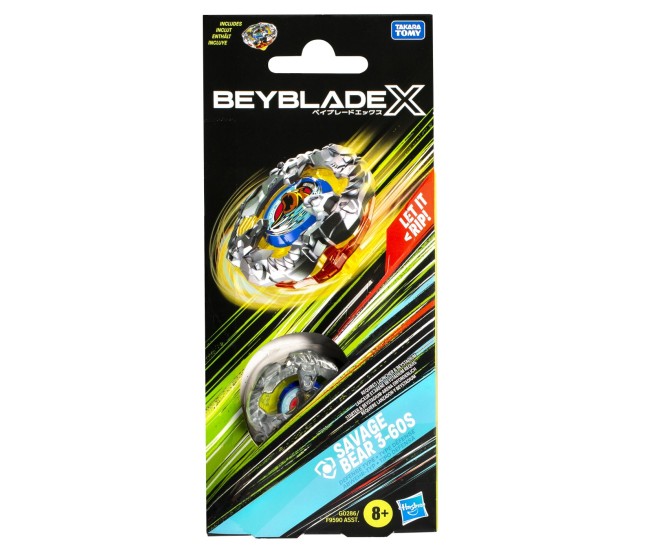 Beyblade x let it rip spirala savage bear 3-60s Beyblade x let it rip spirala savage bear 3-60s