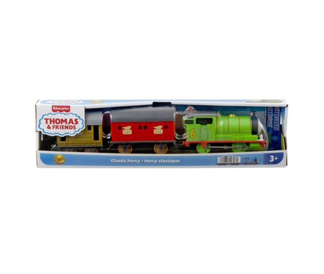 Thomas locomotiva motorizata percy cu 2 vagoane