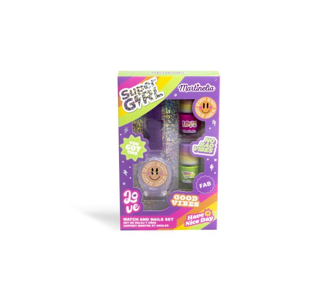 Martinelia super girl set ceas si 2 lacuri de unghii Martinelia super girl set ceas si 2 lacuri de unghii