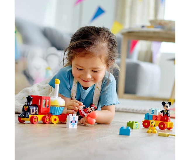 Lego duplo  trenul zilei aniversare mickey si minnie 10941