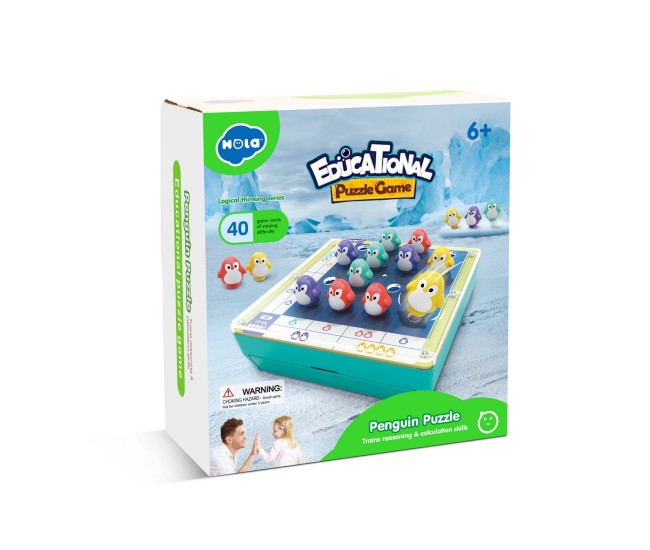 Joc interactiv puzzle pinguini Joc interactiv puzzle pinguini