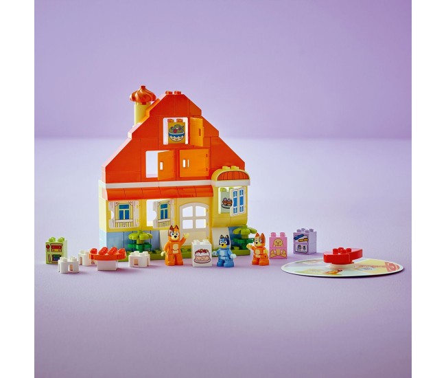 Lego duplo casa de familie a lui blue cu joc de memorie 10459 Lego duplo casa de familie a lui blue cu joc de memorie 10459