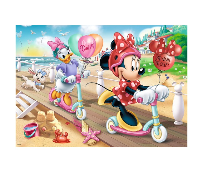 Puzzle trefl 200 minnie distractie la plaja Puzzle trefl 200 minnie distractie la plaja