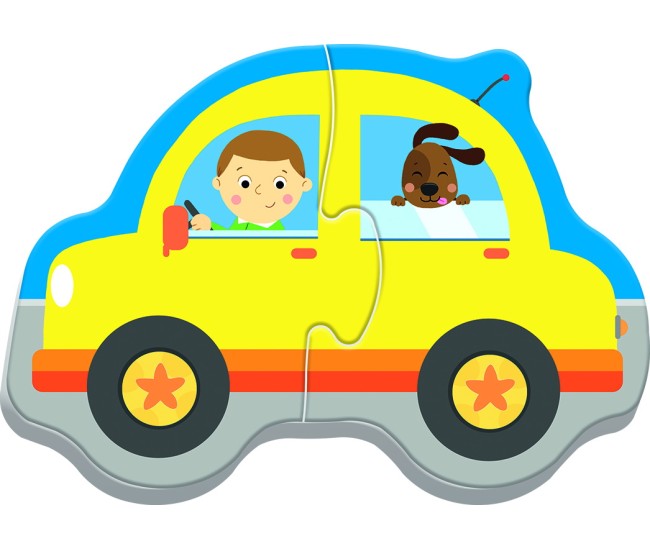 Puzzle trefl baby clasic vehicule pentru transport 8 piese Puzzle trefl baby clasic vehicule pentru transport 8 piese