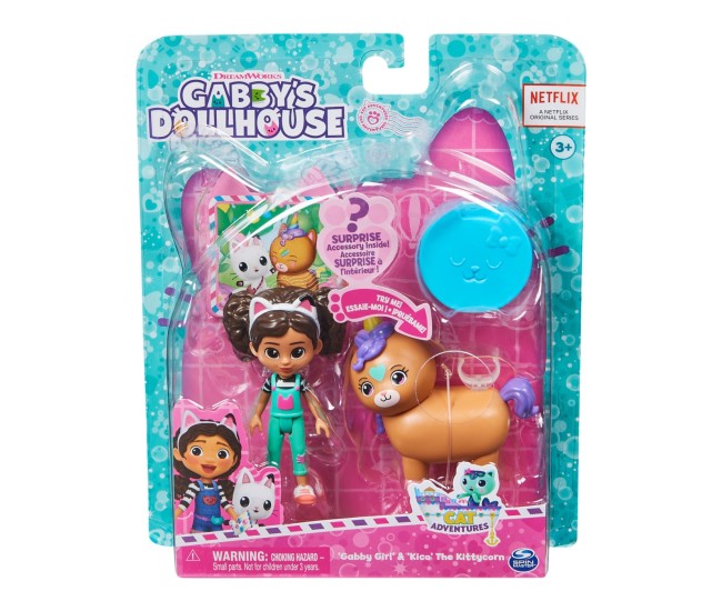 Gabbys dollhouse pachet 2 figurine gabby si kico Gabbys dollhouse pachet 2 figurine gabby si kico