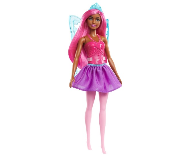 Barbie papusa barbie zana cu par roz Barbie papusa barbie zana cu par roz