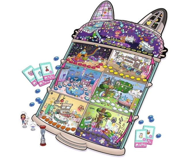 Trefl gabbys dollhouse joc de societate detectivul meow Trefl gabbys dollhouse joc de societate detectivul meow