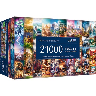 Puzzle trefl uft  21000 cronici pamantesti de la creatie la viitor