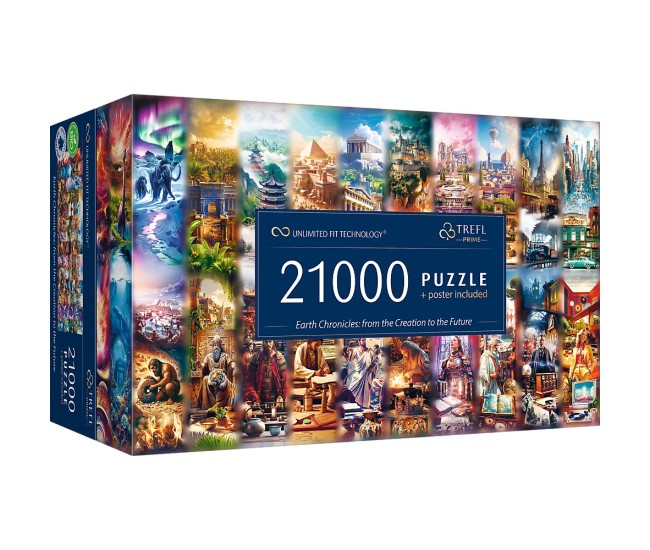 Puzzle trefl uft 21000 cronici pamantesti de la creatie la viitor Puzzle trefl uft 21000 cronici pamantesti de la creatie la viitor