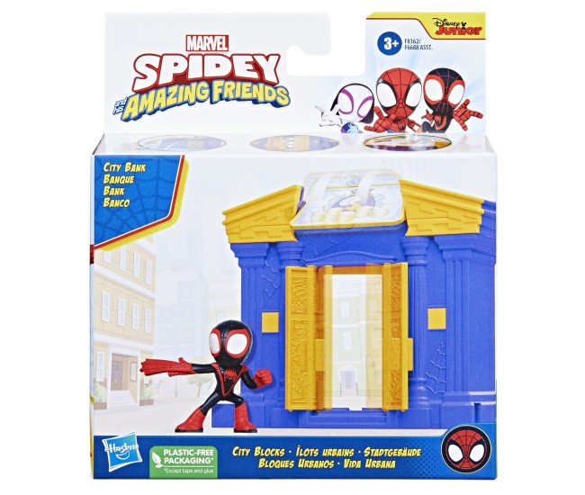 Spidey prietenii extraordinari city bloks set de constructie banca Spidey prietenii extraordinari city bloks set de constructie banca