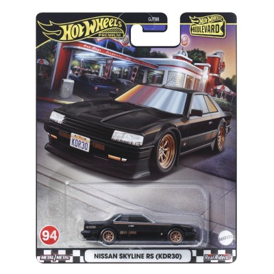 Hot wheels premium boulevard masinuta metalica nissan skyline rs scara 1:64