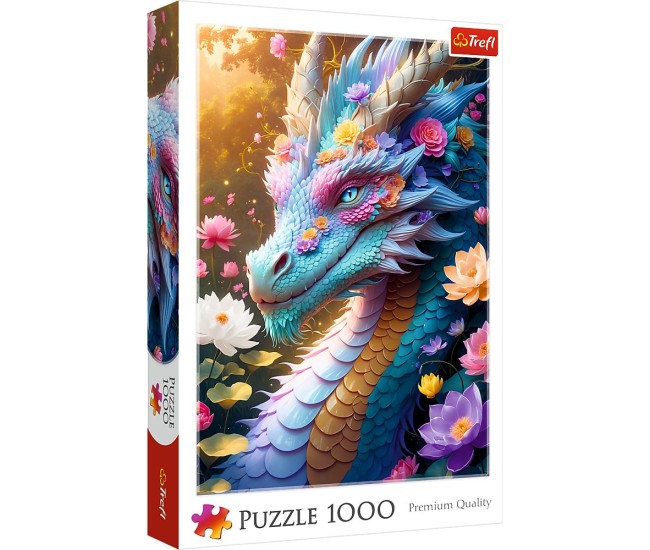 Puzzle trefl 1000 dragonul colorat Puzzle trefl 1000 dragonul colorat