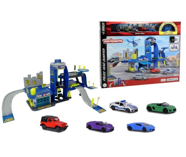 Majorette creatix set sectia de politie cu sunete si lumini Majorette creatix set sectia de politie cu sunete si lumini