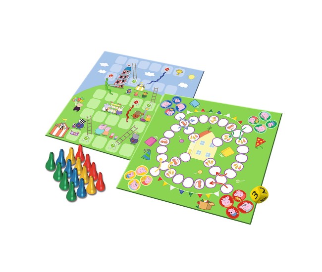 Joc peppa pig 2in1 ludo si serpisori scari Joc peppa pig 2in1 ludo si serpisori scari