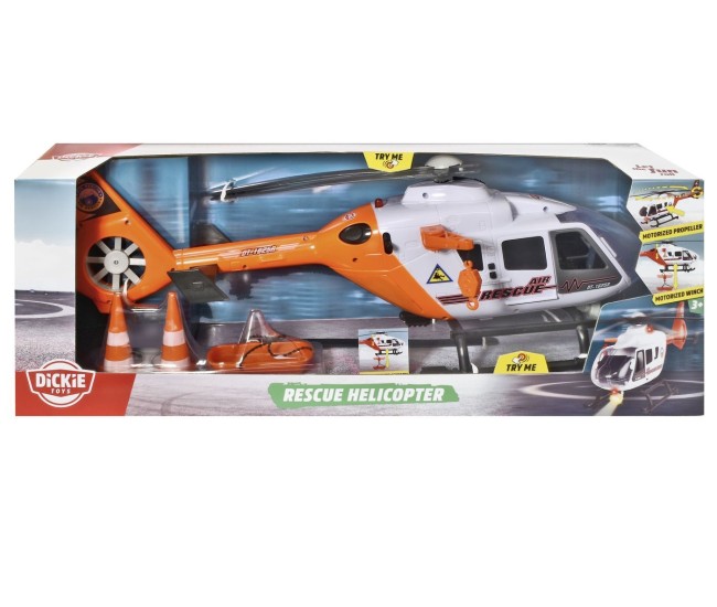 Dickie elicopter de salvare motorizat cu accesorii 64cm Dickie elicopter de salvare motorizat cu accesorii 64cm