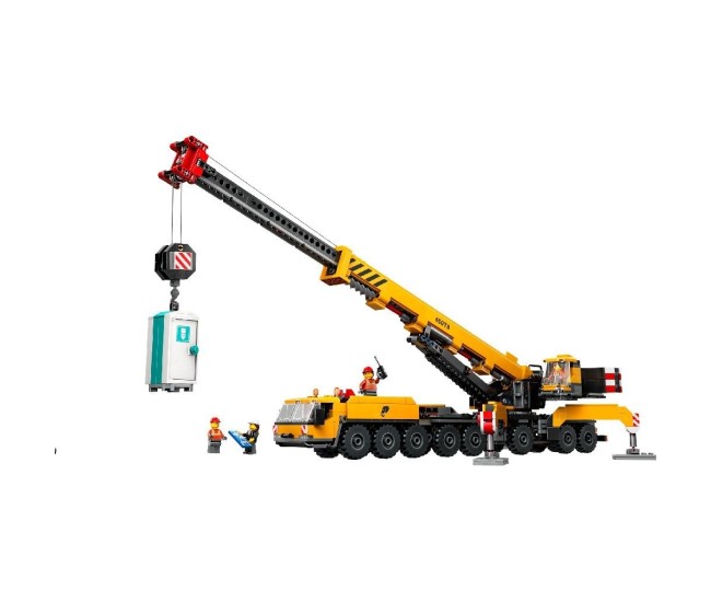 Lego city macara mobila galbena de constructii 60409 Lego city macara mobila galbena de constructii 60409