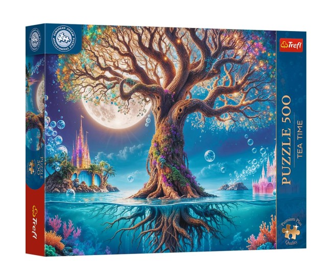 Puzzle trefl 500 premium plus tea time campionatul european copacul magic Puzzle trefl 500 premium plus tea time campionatul european copacul magic