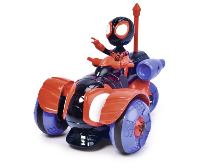 Jada masinuta rc miles morales techno racer scara 1:24 Jada masinuta rc miles morales techno racer scara 1:24