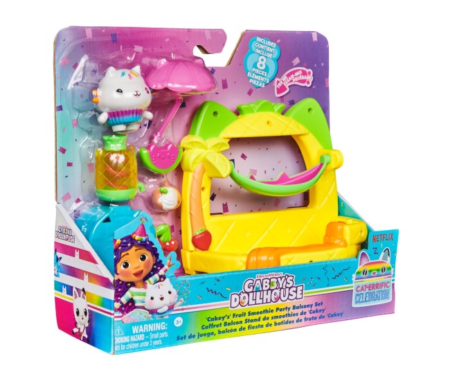 Gabbys dollhouse set balcon pentru petrecerea cu smoothie a lui cakey Gabbys dollhouse set balcon pentru petrecerea cu smoothie a lui cakey