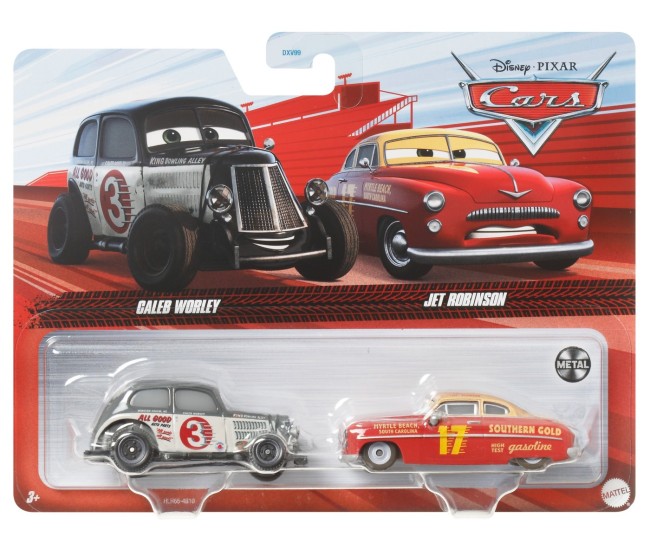 Cars3 set 2 masinute metalice caleb worley si jet robinson Cars3 set 2 masinute metalice caleb worley si jet robinson