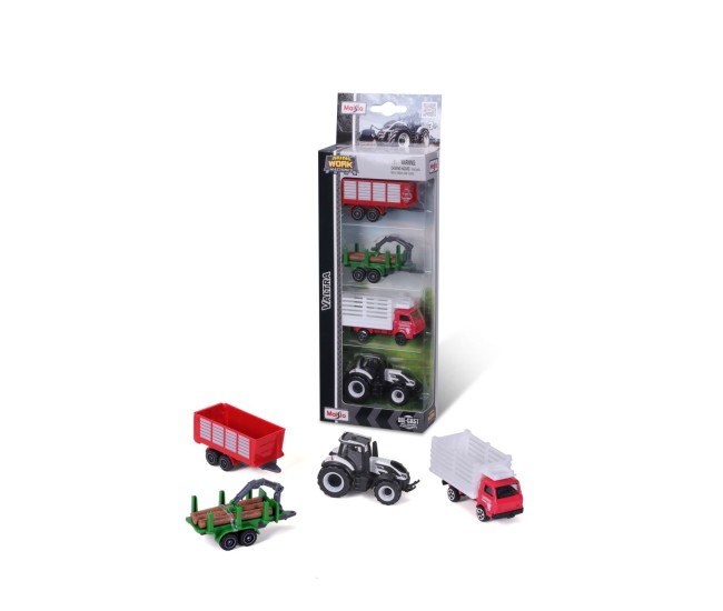 Maisto set 4 utiliaje agricole valtra Maisto set 4 utiliaje agricole valtra