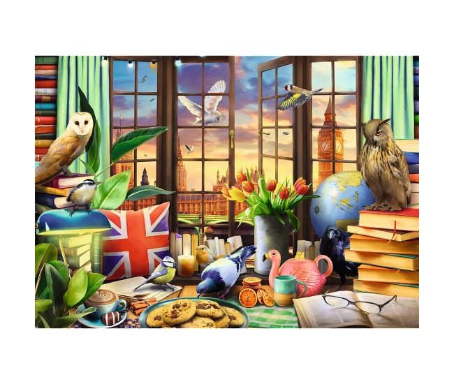 Puzzle trefl 1000 premium plus tea time toate lucrurile britanice Puzzle trefl 1000 premium plus tea time toate lucrurile britanice