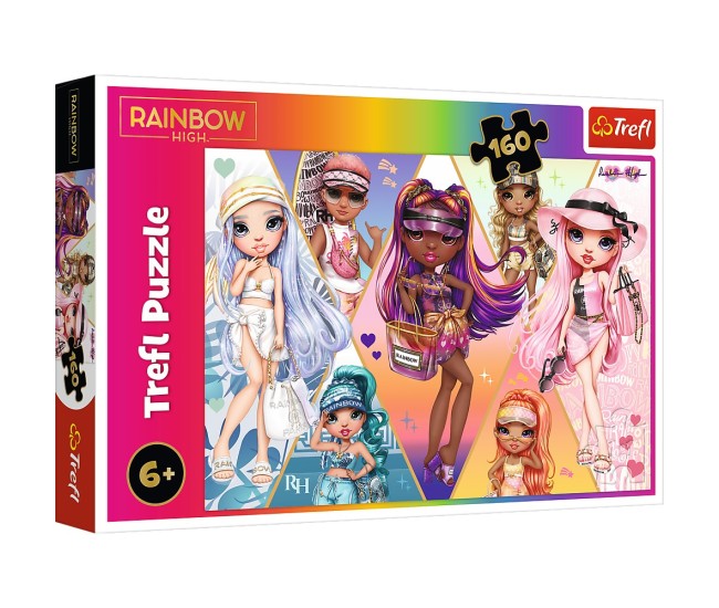 Puzzle trefl 160 rainbow high fetele cochete Puzzle trefl 160 rainbow high fetele cochete