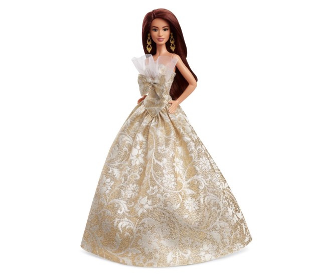 Barbie signature papusa barbie bruneta de sarbatori 2025