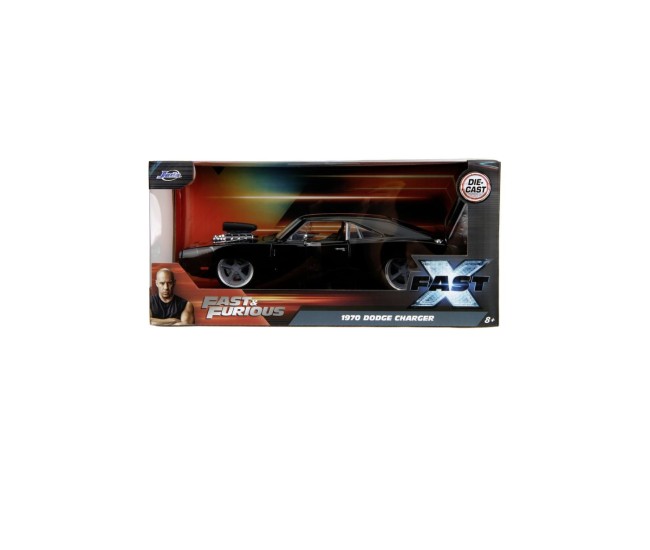 Jada fast and furious masinuta metalica dodge charger 1970 negru scara 1 la 24