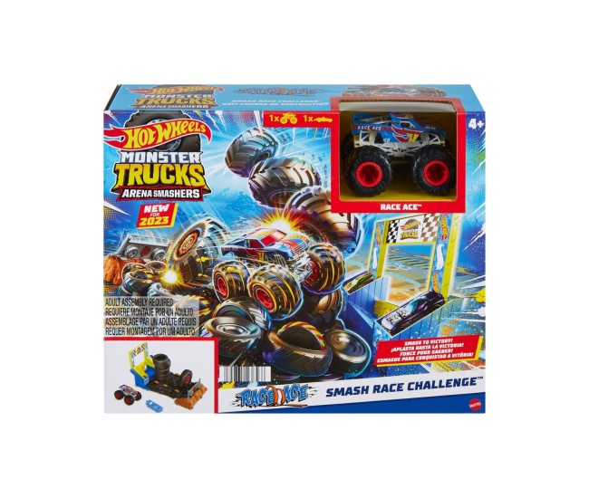 Hot wheels monster trucks entry challenge arena smashers provocarea smash race Hot wheels monster trucks entry challenge arena smashers provocarea smash race