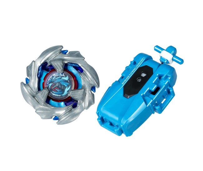 Beyblade x let it rip set lansator si roata cobalt dragoon 2-60c Beyblade x let it rip set lansator si roata cobalt dragoon 2-60c
