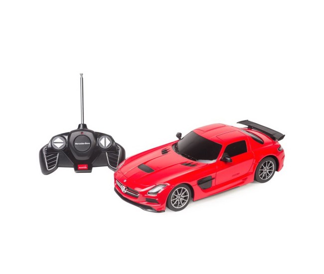 Masina cu telecomanda mercedes-benz sls amg rosu cu scara 1 la 18