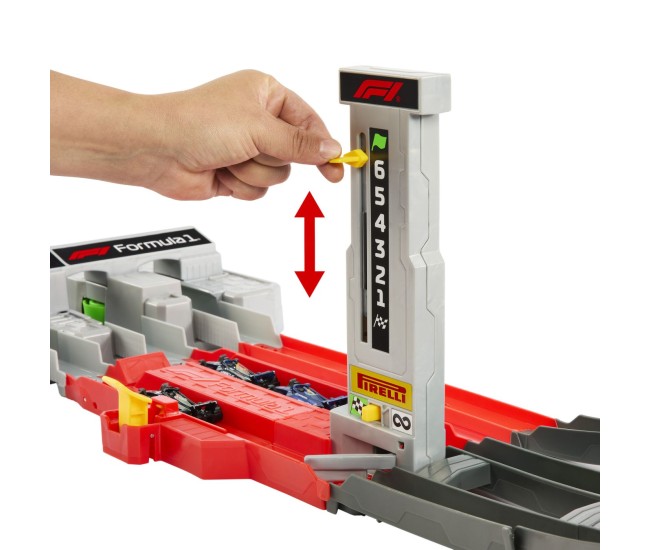 Hot wheels racing cuircuit de curse grand prix formula 1 cu 3 masinute incluse Hot wheels racing cuircuit de curse grand prix formula 1 cu 3 masinute incluse