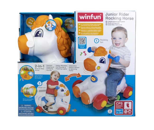 Winfun balansoar calut 2in1 interactiv