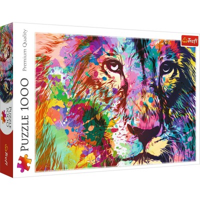 Puzzle trefl 1000 leul colorat Puzzle trefl 1000 leul colorat