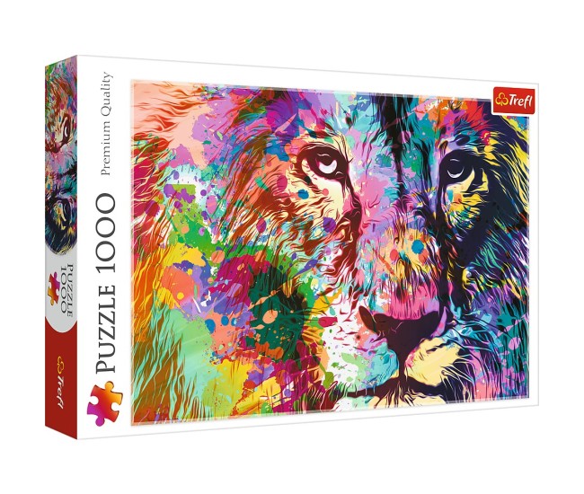 Puzzle trefl 1000 leul colorat