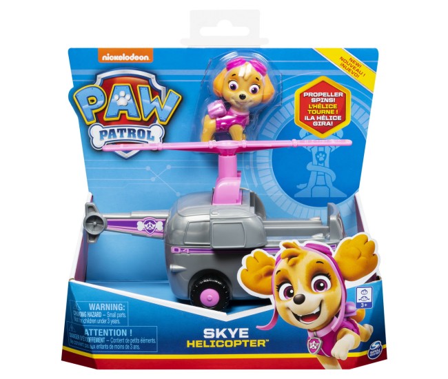 Patrula catelusilor vehicule cu figurina skye Patrula catelusilor vehicule cu figurina skye