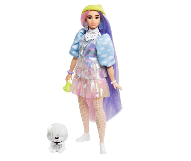 Papusa barbie extra style beanie Papusa barbie extra style beanie