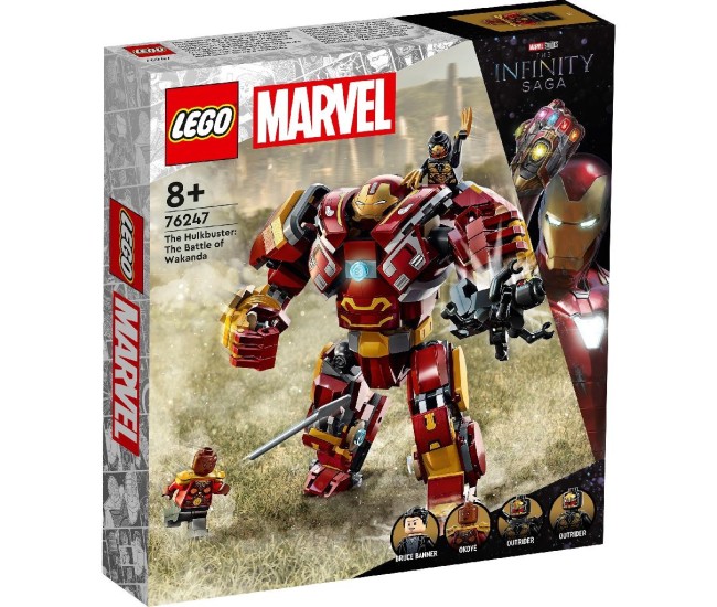 Lego super heroes hulkbuster batalia din wakanda 76247