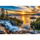 Puzzle trefl 1000 colectia sua apus de soare uimitor la lac poster inclus Puzzle trefl 1000 colectia sua apus de soare uimitor la lac poster inclus