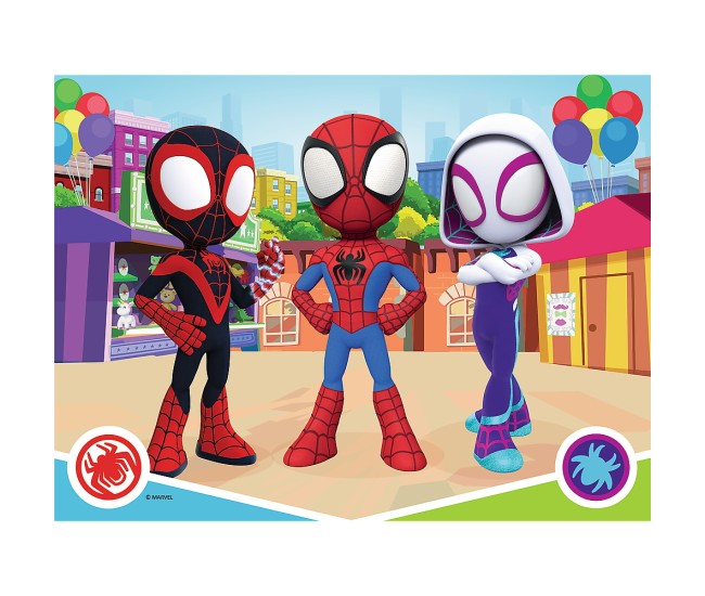 Puzzle trefl 30 spiday cei 3 prieteni Puzzle trefl 30 spiday cei 3 prieteni