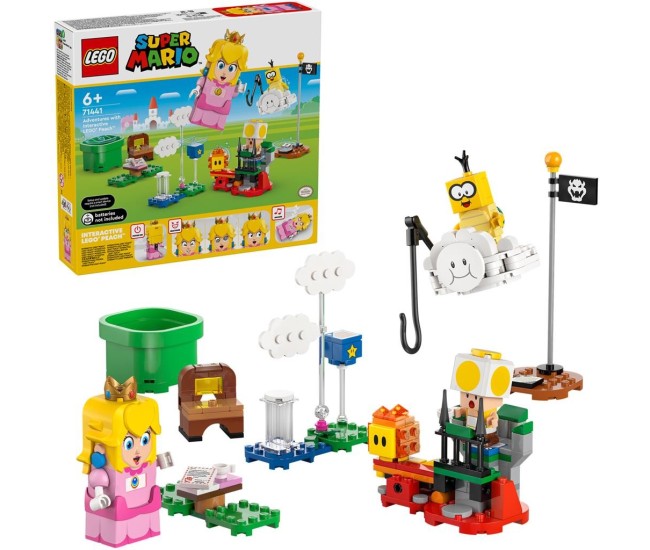 Lego super mario aventuri cu peach interactiva 71441