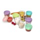 Set 12 recipient sticla pentru hrana bebe, melii, 6*59 ml + 6*118 ml
