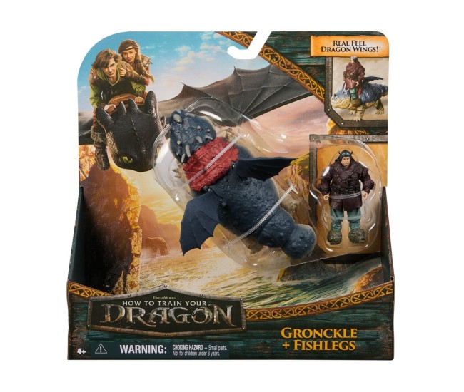 Cum sa iti dresezi dragonul set dragon gronckle si figurina viking fishlegs Cum sa iti dresezi dragonul set dragon gronckle si figurina viking fishlegs