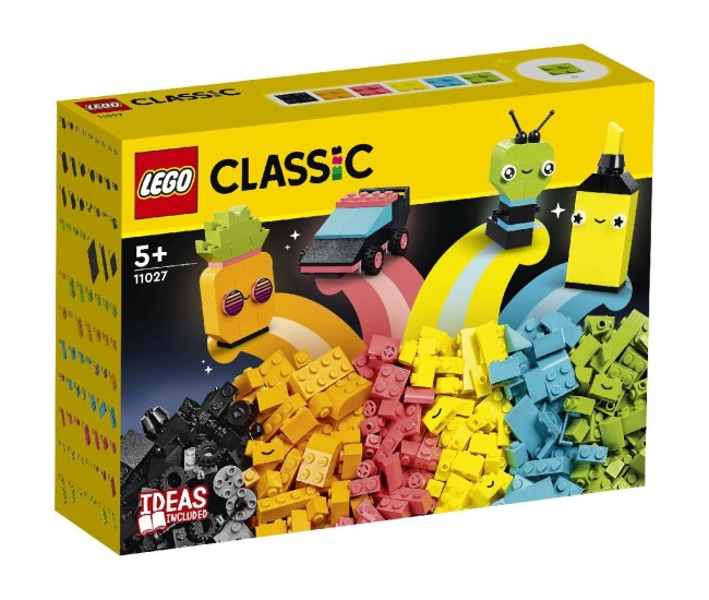 Lego classic distractie creativa cu neoane 11027 Lego classic distractie creativa cu neoane 11027