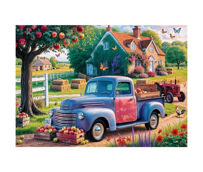 Puzzle trefl 500 premium plus tea time campionatul european masina fermierului Puzzle trefl 500 premium plus tea time campionatul european masina fermierului