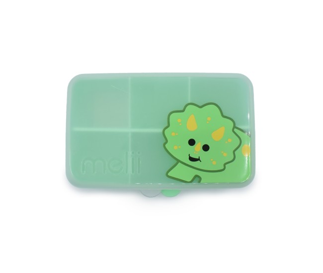 Cutie snack 6 compartimente, melii, print dinozaur Cutie snack 6 compartimente, melii, print dinozaur